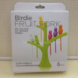 小鳥水果叉套裝 美樂日用的精致設計，義烏購便捷購物體驗